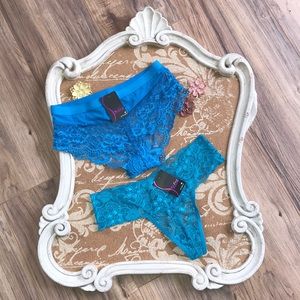 泌Sofra hipster and thong panties泌